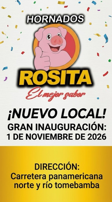 Nuevo local - Gran Inauguración 1 de noviembre de 2026 - Carretera Panamericana Norte y Río Tomebamba